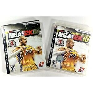 NBA 2K10 Sony PlayStation 3 Kobe Bryant Slipcover Complete with Manual Tested